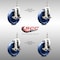Service Caster 5 Inch 316SS Solid Polyurethane Swivel 1/2 Inch Threaded Stem Caster Set Brake SCC SCC-SS316TS20S514-SPUS-TLB-121315-4 - alternate 5